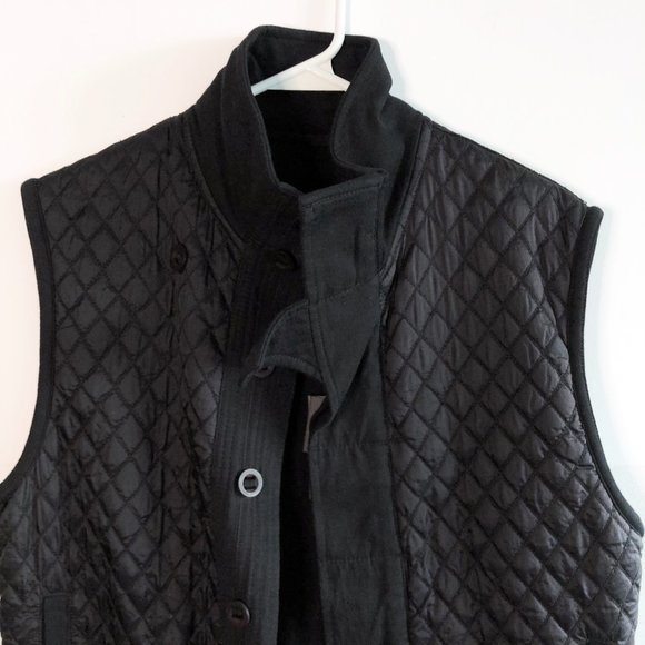 Club Monaco Black Quilted Puff Vest - Picture 5 of 8